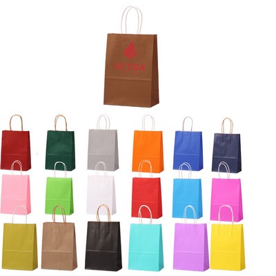 Natural Kraft Paper Shopper Tote Bag