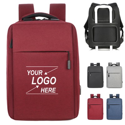 Men's Laptop Backpack 15.6 Inch Travel Bag