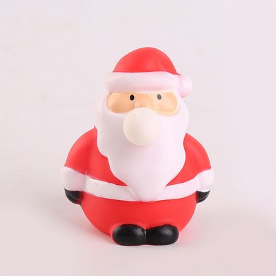 TPR Santa Claus Bubble Blowing Stress Ball