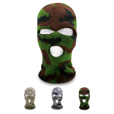 Decky Tactical Camouflage Balaclava Three Hole Mask