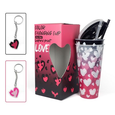 2 Pack Valentine's Day Color Changing Cups