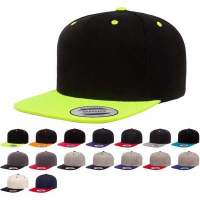 YP Classic® Yupoong Premium Two Tone Snapback Cap w/Flat Bill