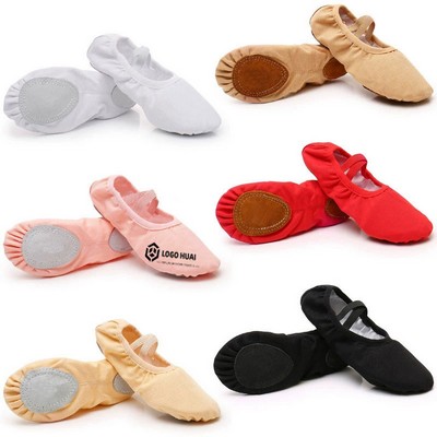 Soft Canvas Ballet Dance Shoes