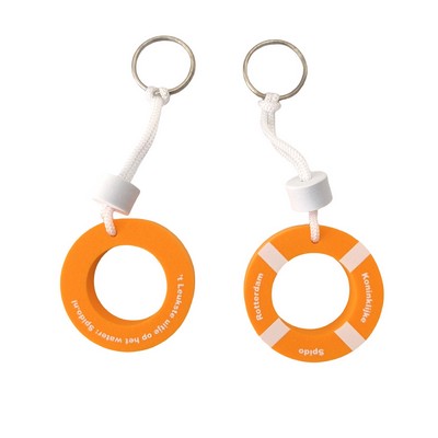 Eva Keychain Cork Hoop Floating Key Tag