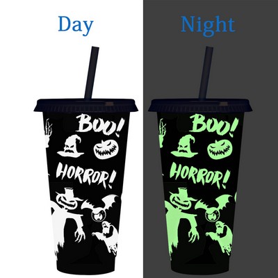 Rave Nite Glow Tumbler with Lid and Straw - 26 oz.