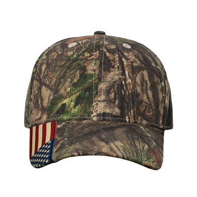 Kati Camo Woven USA Flag Mesh Cap