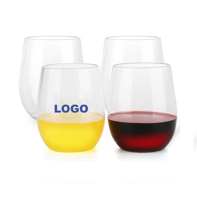 12Oz Plastic Wine Glasses