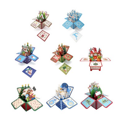 3d Pop Up Christmas Greeting Box