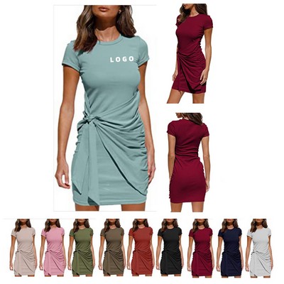 Women Casual Short Sleeve Dress