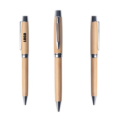 Advertising Bamboo Twist Writing Pen