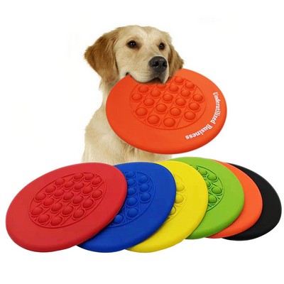 Push Pop Soft Pet Flying Disc