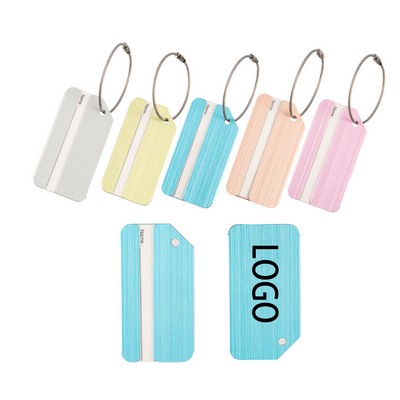 Metal Luggage Tag With Name Id