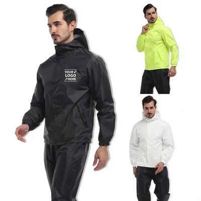 Reflective Waterproof Rain Jacket Safety Jacket