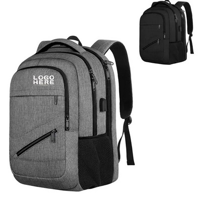 Laptop Backpack with USB Charger for Travel