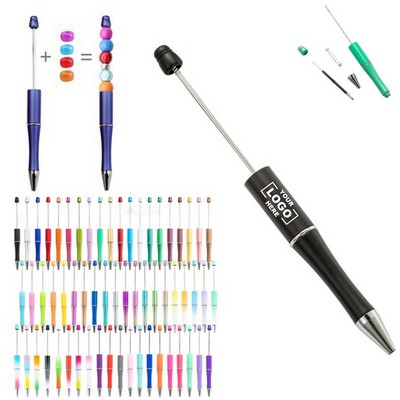 Customizable Plastic Bead Pens