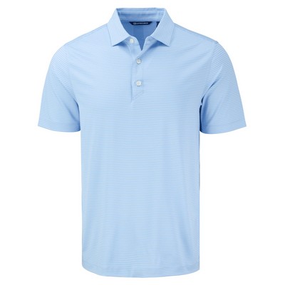 Cutter & Buck Forge Eco Fine Line Stripe Stretch Recycled Mens Polo