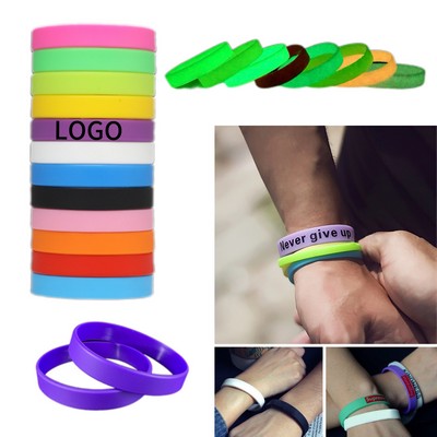 Luminous Solid Color Silicone Bracelet