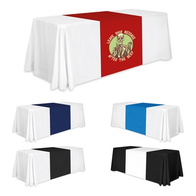 30" x 88" Deluxe Standard Table Runner (Full Color Dye Sublimation)