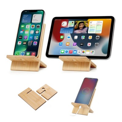 Bamboo Cell Phone Stand