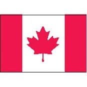 2'x3' Canada U.N. Nylon Outdoor Flag - Style A