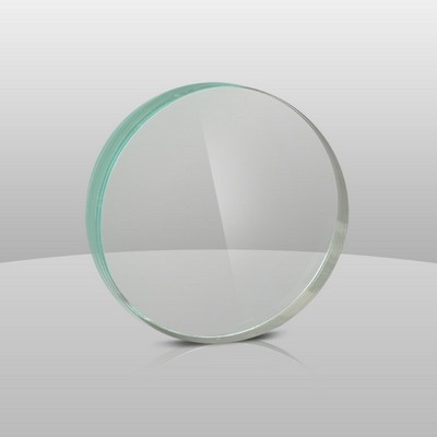 Jade Green Round Paperweight (3"x3"x3/4")