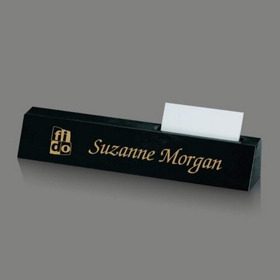 Nameplate with Cardholder