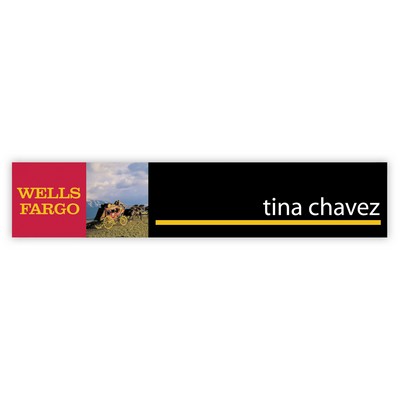 Nameplate w/Square Corners (10"x2") Rectangle