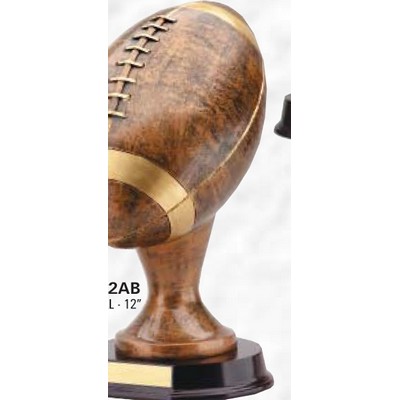 Resin Sculpture Award w/ Base (Football/ Large)