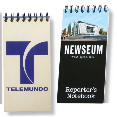 Memo/ Reporter Spiral Notebook - Full Color (4"x8")