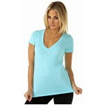 Next Level Ladies' Tri-Blend Deep V-Neck Tee Shirt