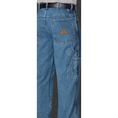 Men's Pre-Washed Denim Dungaree - Blue Denim