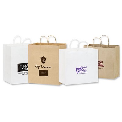 Short Run Natural Kraft Carry Out Bag (14½"x9½"x16¼")