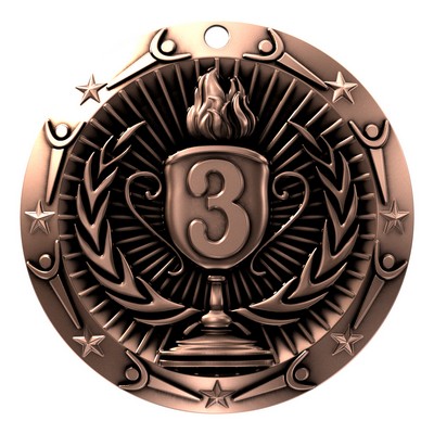 Antique 3rd Place World Class Medallion (3")