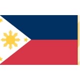 2'x3' Philippines U.N. Nylon Outdoor Flag - Style B