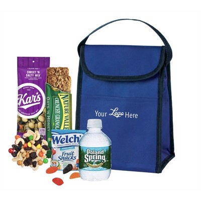 Power Break Lunch Cooler with Snacks