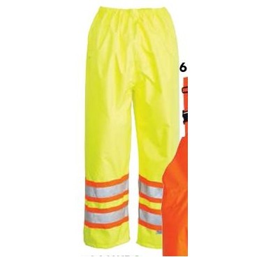 Open Road® 150D Rip Stop Safety Bib Pants (Green Or Orange)