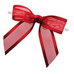 7/8" Pre-Tied Ballet Bow w/Wire Twist