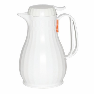 Eco-Serv™ 1.3 Liter White Plastic Carafe Server