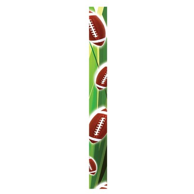 7/8" Stock FOOTBALL Poly-Satin Sublimated Neck Ribbon