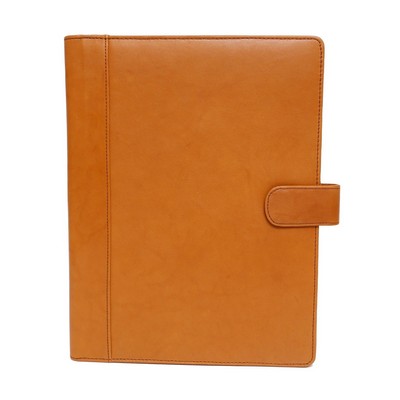 Ashlin® Designer British Tan Bernadino Portfolio w/Letter Sized Notepad