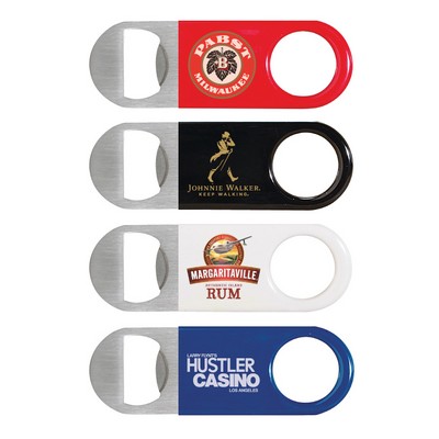 Short Paddle Style Stainless Steel Bottle Opener