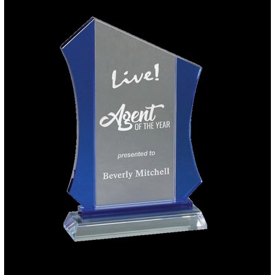 Anvil Crystal Award 8 1/2"H