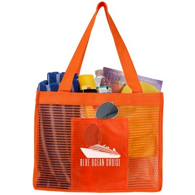 Beach Mesh Tote Bag