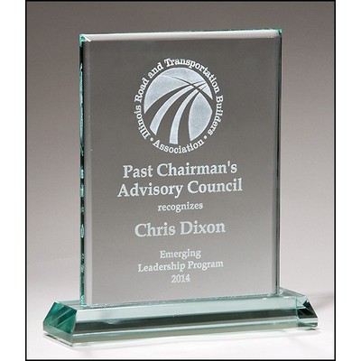 Premium Series Jade Glass Award (5"x 6")