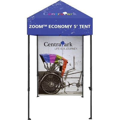 5' Zoom™ Tent Single-Sided Full Wall Graphic