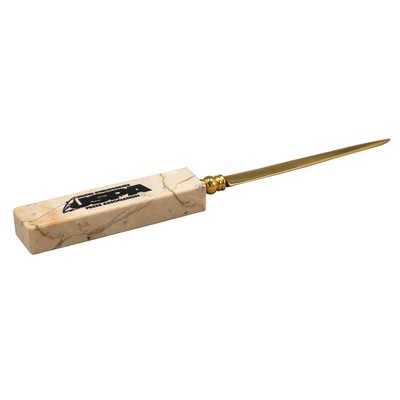 Botticino Beige Marble Letter Opener