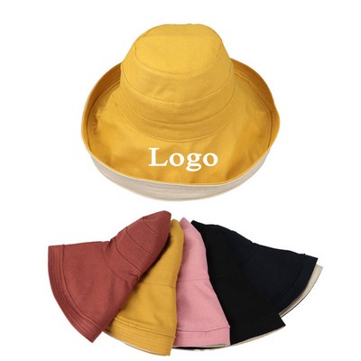 Reversible Bucket Beach Hat