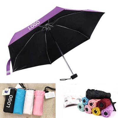 Ultra Light Folding Anti UV Parasol Pocket Mini Umbrella