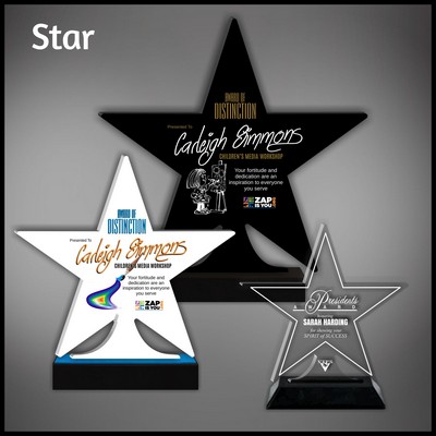 11" Black Star Budget Acrylic Award