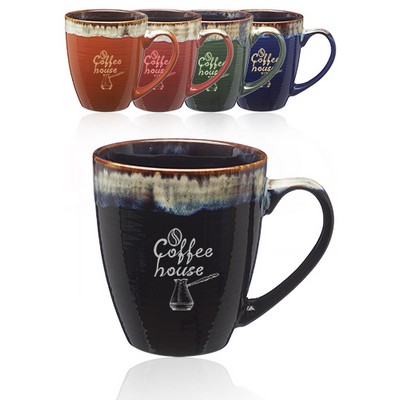 17 oz. Water Color Drip Ceramic Mugs